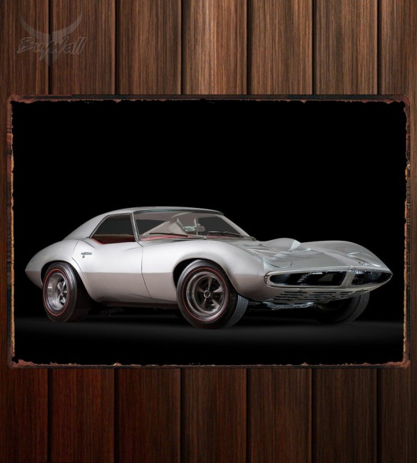 Металлическая табличка Pontiac Banshee Concept Car Металлическая табличка Pontiac Banshee Concept Car